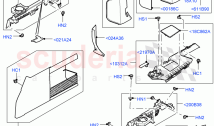 Side Trim (Luggage Compartment) (With 40/40 Split Individual Rr Seat)