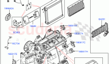 Heater/Air Cond.Internal Components (Main Unit)