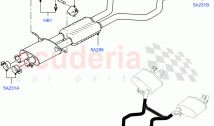 Exhaust System (Middle Section) (3.0L DOHC GDI SC V6 PETROL) ((V) FROMEA134601, (V&hellip;