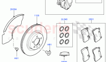 Front Brake Discs And Calipers (Disc And Caliper Size-Frt 19/RR 19)