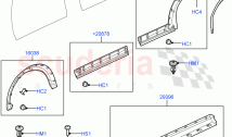 Body Mouldings (Rear Bumper - Plastic Unpainted) ((V) FROMAA000001)