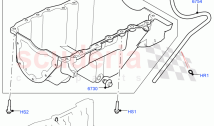 Oil Pan/Oil Level Indicator (Solihull Plant Build) (2.0L I4 DSL HIGH DOHC AJ200, 2&hellip;
