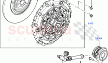 Clutch (6 Speed Manual Trans-JLR M66 2WD, Halewood (UK), 6 Speed Manual Trans M66 &hellip;