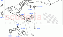 Exhaust System (Front) (4.4L DOHC DITC V8 Diesel, EU6 + DPF Emissions, EU6D Diesel&hellip;