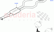 Exhaust System (Middle Section) (2.0L 16V TIVCT T/C 240PS Petrol)