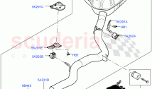 Rear Exhaust System (Solihull Plant Build) (2.0L I4 DSL MID DOHC AJ200, 2.0L I4 DS&hellip;