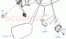 Exterior Rear View Mirror (5 Door, Halewood (UK), 3 Door) ((V) TODH999999)