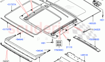 Sliding Roof Mechanism And Controls (Sunroof Frame) (With Roof Conversion-Panorama&hellip;