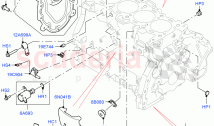 Cylinder Block And Plugs (2.0L AJ20P4 Petrol Mid PTA, Halewood (UK), 2.0L AJ20P4 P&hellip;