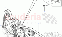 Pulleys And Drive Belts (2.2L 16V TC I4 DSL 122PS PUMA, Less Air Conditioning) ((V&hellip;