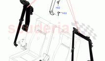 Rear Seat Belts (Itatiaia (Brazil), 60/40 Load Through With Slide, Third Row Dual &hellip;
