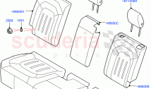Rear Seat Covers (Short Wheelbase, Grained Cloth, Rr Seat 40/20/40 Fixed Cushion)