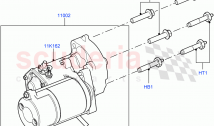 Starter Motor (2.2L DOHC EFI TC DW12, 2.2L CR DI 16V Diesel)