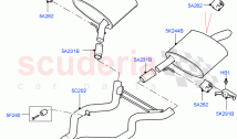 Rear Exhaust System (3.0 V6 D Gen2 Mono Turbo, EU6 + DPF Emissions, Proconve L6 Em&hellip;