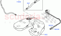 Fuel Tank & Related Parts (Solihull Plant Build) (2.0L I4 DSL MID DOHC AJ200, 2.0L&hellip;