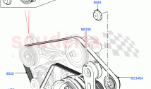 Pulleys And Drive Belts (Primary Drive) (5.0L P AJ133 DOHC CDA S/C Enhanced) ((V) &hellip;