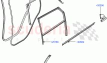 Rear Doors, Hinges & Weatherstrips (Weatherstrips And Seals) (Itatiaia (Brazil))
