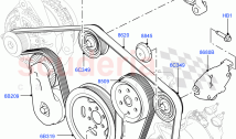 Pulleys And Drive Belts (Solihull Plant Build, Front) (3.0L 24V DOHC V6 TC Diesel,&hellip;