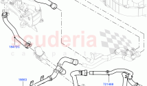 Heater Hoses (Solihull Plant Build) (3.0L DOHC GDI SC V6 PETROL, With Fuel Fired H&hellip;