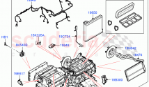 Heater/Air Cond.Internal Components (Heater Main Unit)