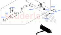 Rear Exhaust System (2.0L AJ20P4 Petrol High PTA, Halewood (UK))