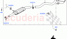Rear Exhaust System (2.0L AJ21D4 Diesel Mid, Halewood (UK)) ((V) FROMMH000001)