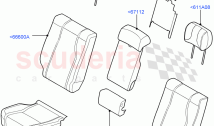 Rear Seat Covers (2S AL Leather Diamond, With 60/40 Power Fold Thru Rr Seat) ((V) &hellip;