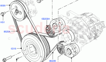 Pulleys And Drive Belts (2.0L AJ200P Hi PHEV) ((V) FROMJA000001)