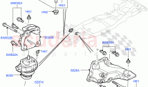 Engine Mounting (3.6L V8 32V DOHC EFi Diesel Lion) ((V) FROMAA000001)