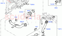 Cooling System Pipes And Hoses (Engine) (3.0 V6 D Low MT ROW, 8 Speed Auto Trans Z&hellip;