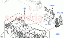 Console - Floor (Internal Components, For Carrier Assy, Front)