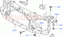 Front Panels, Aprons & Side Members (Front End Carrier) ((V) TO9A999999)