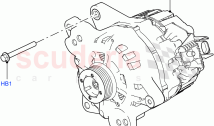 Alternator And Mountings (2.0L AJ200P Hi PHEV) ((V) FROMJA000001)