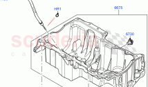 Oil Pan/Oil Level Indicator (2.0L AJ20P4 Petrol High PTA, Halewood (UK), 2.0L AJ20&hellip;