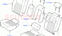 Rear Seat Covers (Taurus Leather Perforated, Changsu (China), 60/40 Load Through W&hellip;