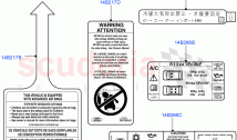 Labels (For Air Bag / Air Conditioning) ((V) FROMAA000001)
