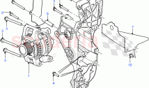 Alternator (2.2L 16V TC I4 DSL 122PS PUMA) ((V) FROMCA000001)