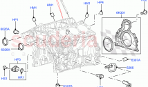Cylinder Block And Plugs (Solihull Plant Build) (3.0 V6 Diesel) ((V) FROMAA000001)