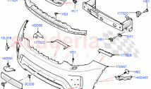 Radiator Grille And Front Bumper (Nitra Plant Build) (Rear Bumper Lower Valance-Na&hellip;