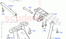 Transmission Mounting (Solihull Plant Build) (3.0 V6 Diesel) ((V) FROMHA000001)