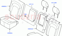 Rear Seat Covers (PVU Perforated, 60/40 Load Through With Slide) ((V) FROMP2000001&hellip;