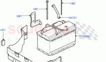 Battery And Mountings ((V) TO9A999999)