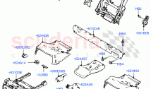Rear Seat Base (Semi Aniline Leather Perf, 40/20/40 Super Slouch Rear Seat) ((V) F&hellip;