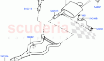 Exhaust System (Rear Section) (4.4L DOHC DITC V8 Diesel) ((V) FROMGA000001, (V) TO&hellip;