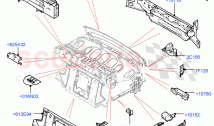 Floor Pan - Centre And Rear (2 Door Convertible, Halewood (UK)) ((V) FROMGH125984)