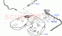 Fuel Tank & Related Parts (Nitra Plant Build) (2.0L I4 DSL HIGH DOHC AJ200, Standa&hellip;