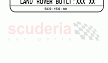 Labels (Tyre Pressure Label) (Changsu (China)) ((V) FROMFG000001)