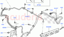 Fuel Injectors And Pipes (5.0L OHC SGDI NA V8 Petrol - AJ133)