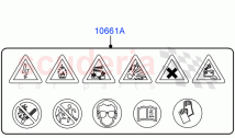 Labels (Traction Battery) (Electric Engine Battery-PHEV) ((V) FROMMA000001)