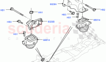 Engine Mounting (Cologne V6 4.0 EFI (SOHC)) ((V) FROMAA000001)